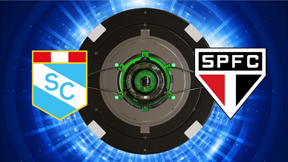 Escudos de Sporting Cristal x São Paulo