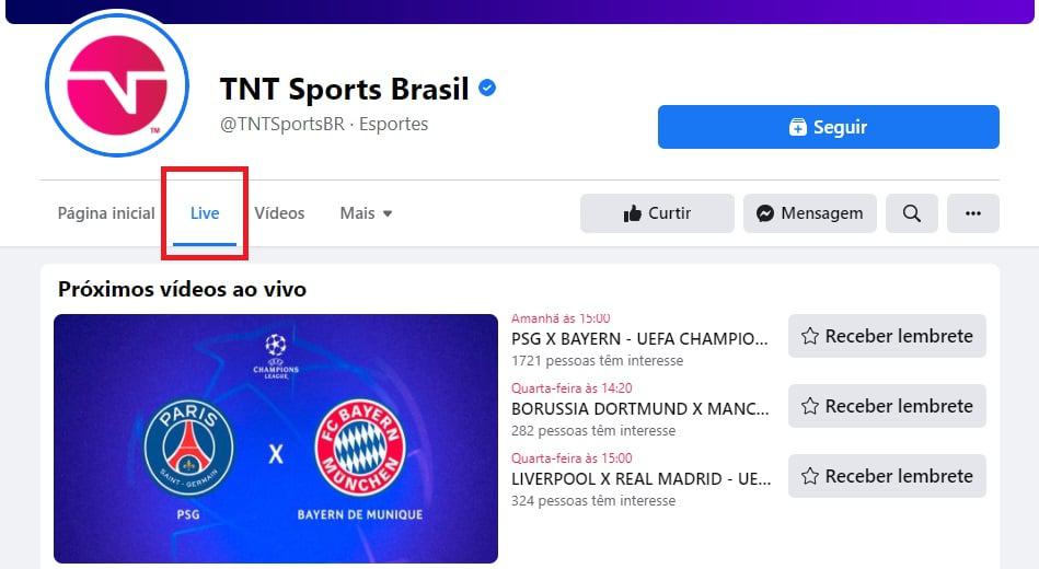 Créditos: TNT Sports Brasil