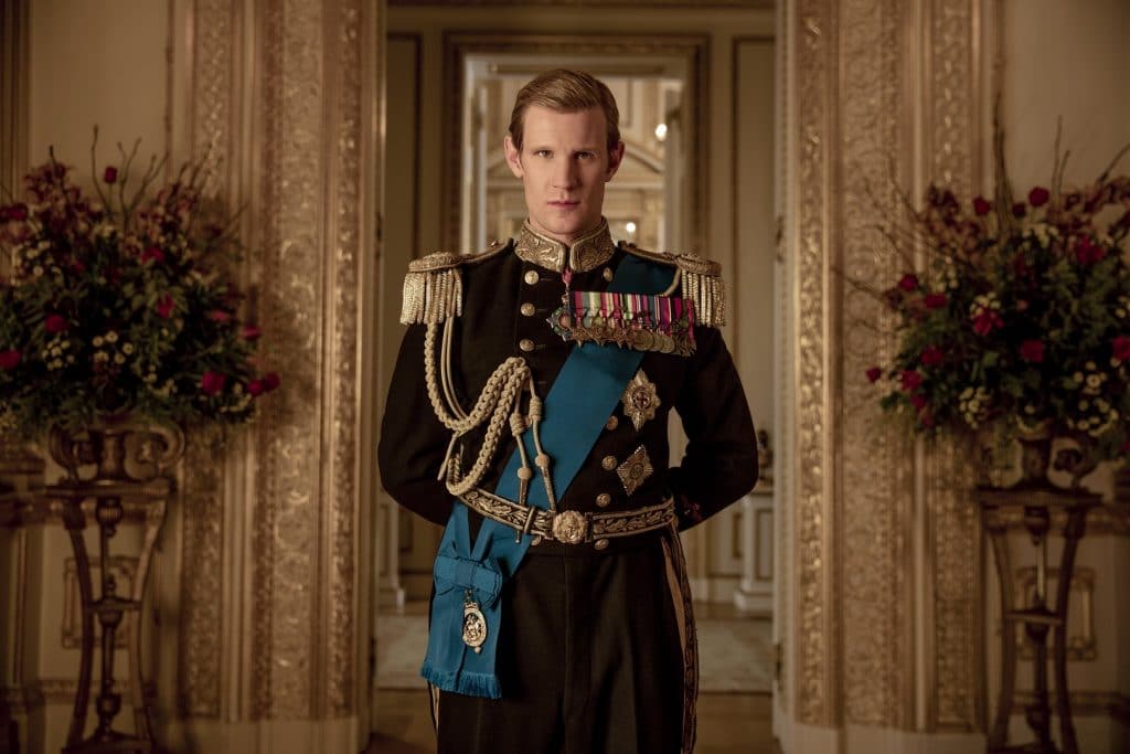 Matt Smith como Philip, Duque de Edimburgo, em 'The Crown'. Imagem: Netflix/Divulgação