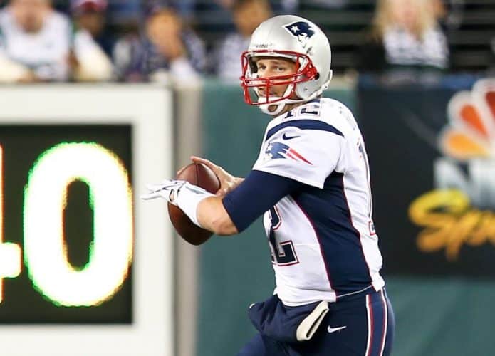 Tom Brady durante jogo