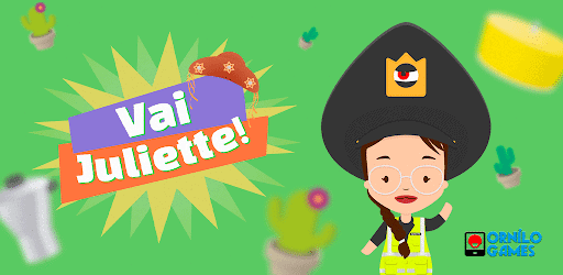 Capa do jogo 'Vai Juliette!', disponível na Play Store. Imagem: Reprodução