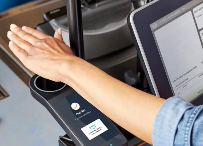 Meio de pagamento por biometria da Amazon One