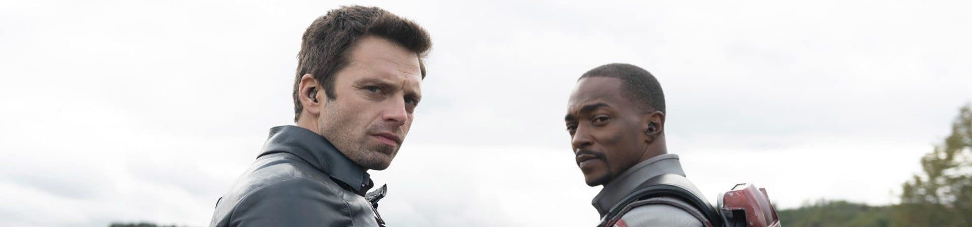 Soldado Invernall/Bucky Barnes (Sebastian Stan) e Falcão/Sam Wilson (Anthony Mackie). Imagem: Julie Vrabelová/Marvel Studios