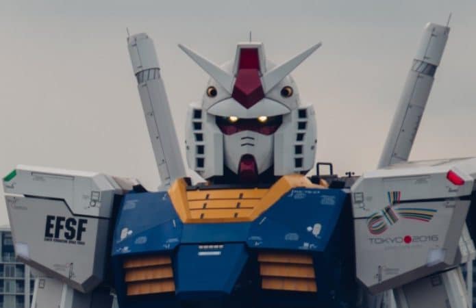 Estátua de Gundam em tamanho real no Japão. Imagem: Jun Awano/Shutterstock
