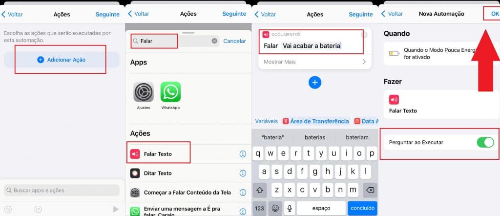 Como usar a ferramenta de automação no iPhone. Imagem: Olhar Digital