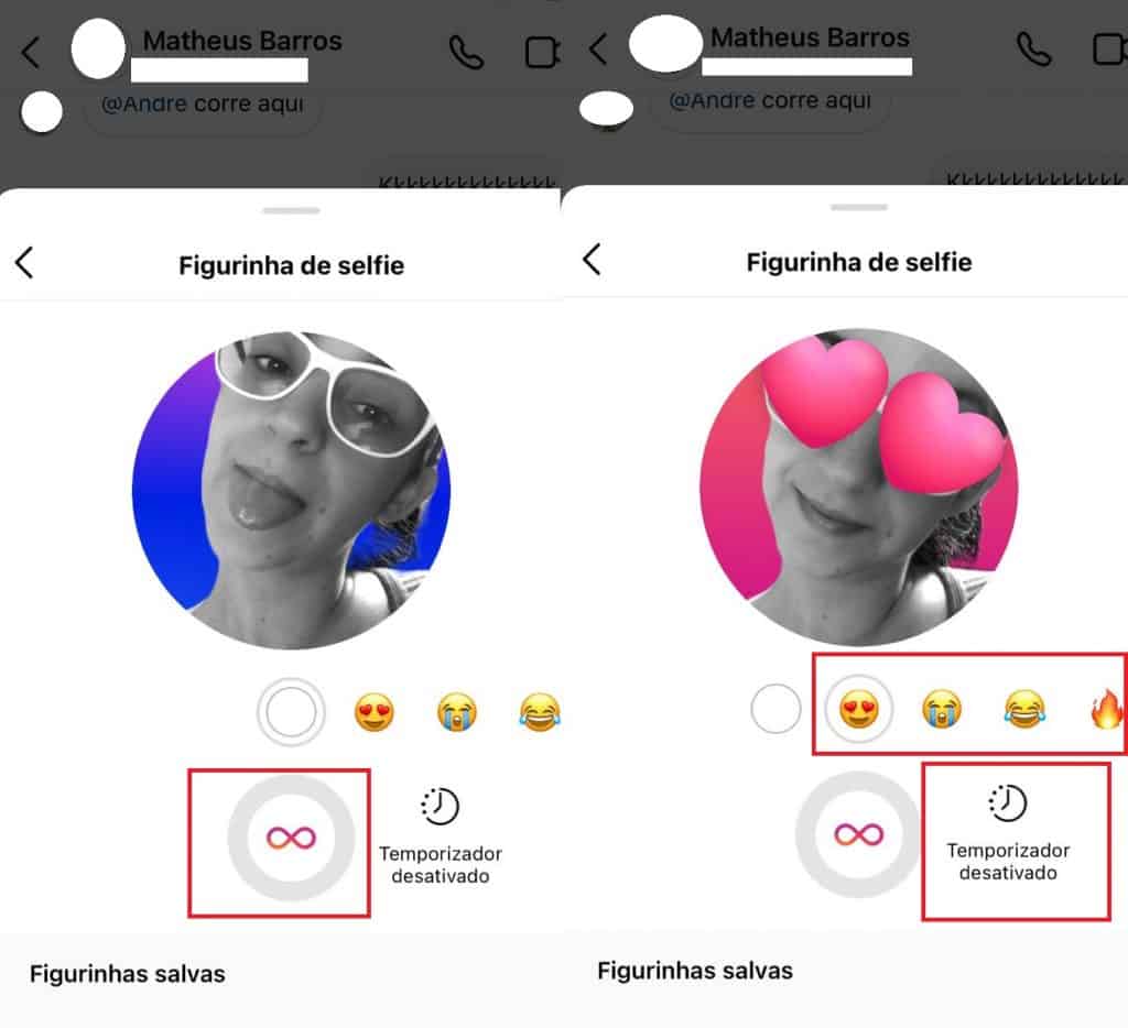 Como enviar uma figurinha selfie no Direct? Imagem: Olhar Digital