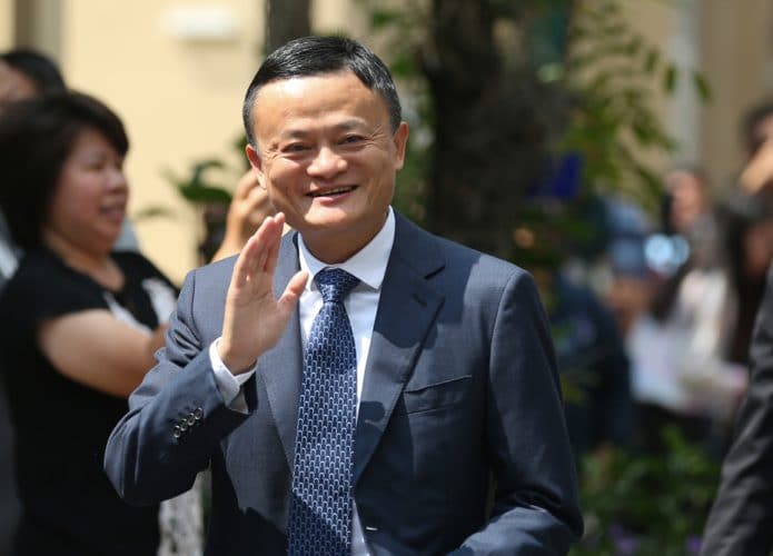 Imagem mostra e bilionário Jack Ma, fundador das empresas chinesas Alibaba e Ant Group