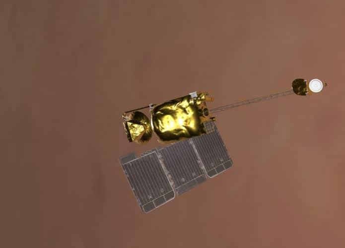 O satélite Mars Odyssey, há quase 20 anos em órbita de Marte