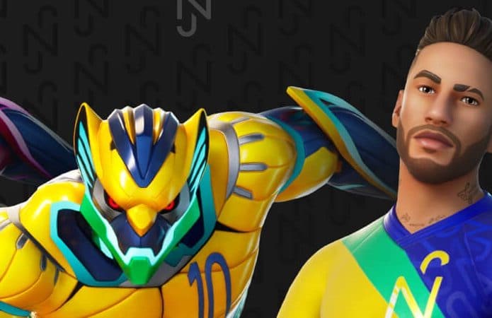Neymar em Fortnite. Imagem: Epic Games/Divulgação