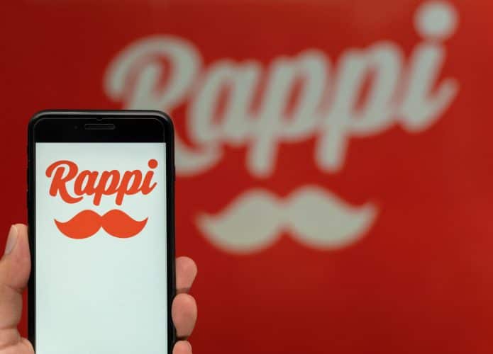 Logo do Rappi em smartphone