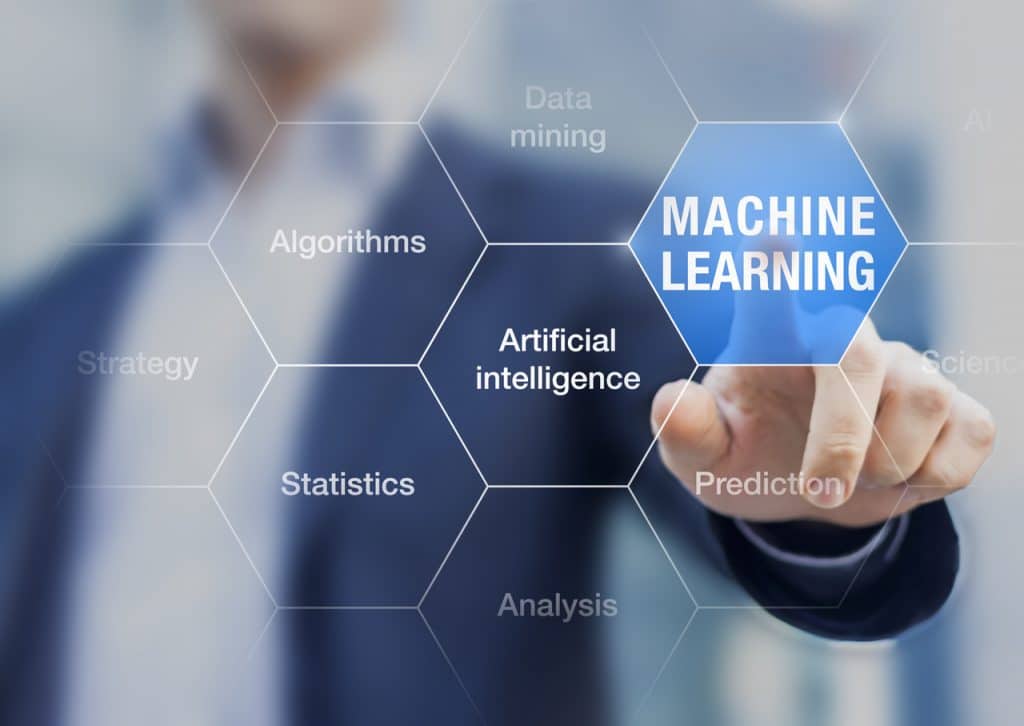 Ilustração de machine learning