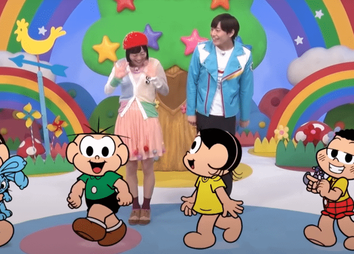 ‘TURMA DA MÔNICA’ GANHA EXIBIÇÃO EM PROGRAMA INFANTIL JAPONÊS. Imagem: Kids Station TV/Reprodução
