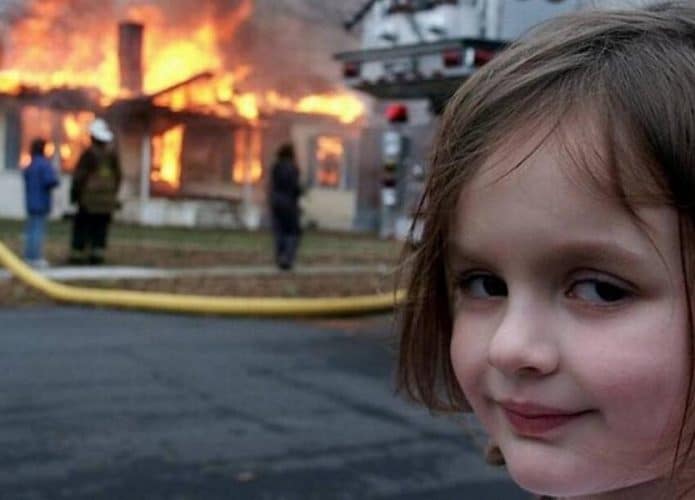 Meme incêndio Disaster Girl