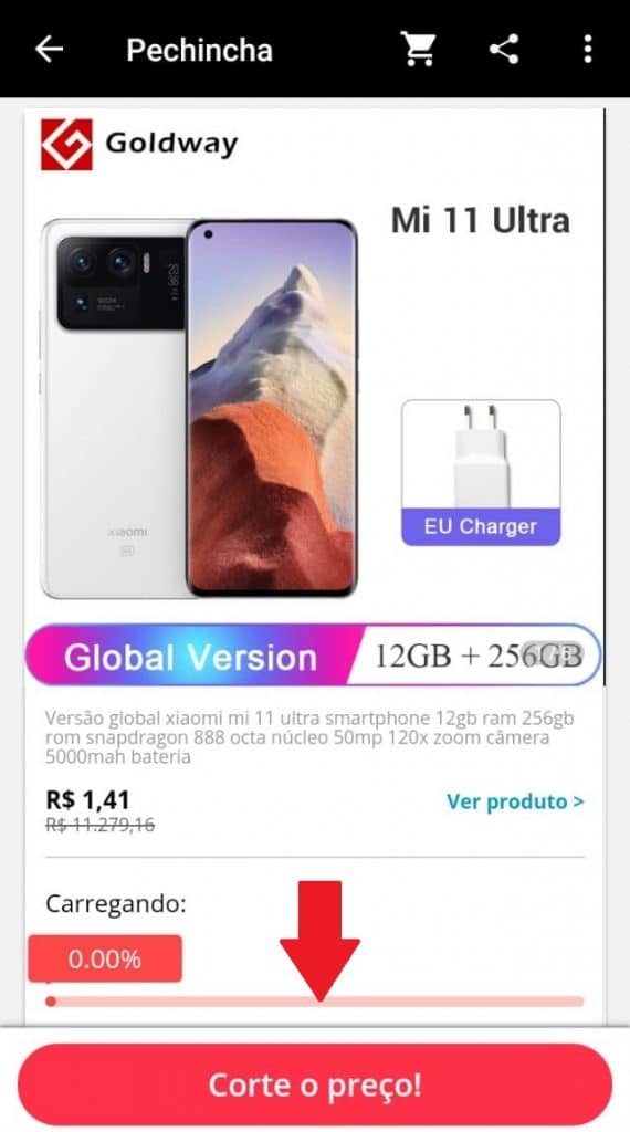 Cortando o preço dos produtos no AliExpress