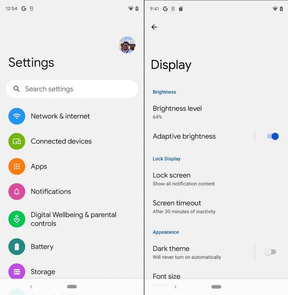 Captura de tela mostra a nova interface do Android 12, que pode aparecer durante apresentação do evento virtual Google I/O 2021