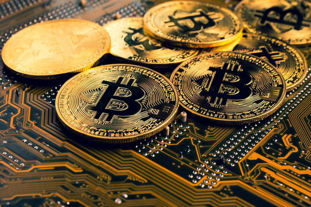 Ilustração de bitcoins Ilustração de bitcoins