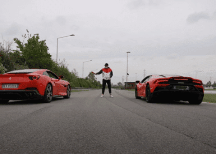 Corrida entre Tesla, Ferrari