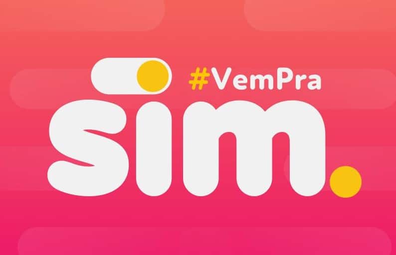 Logo da SIm, empresa de empréstimo pessoal do Santander