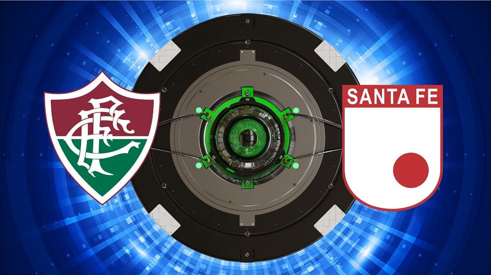 Escudos de Fluminense x Independiente Santa Fe