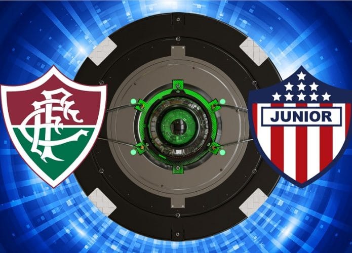 Escudos de Fluminense x Junior Barranquilla