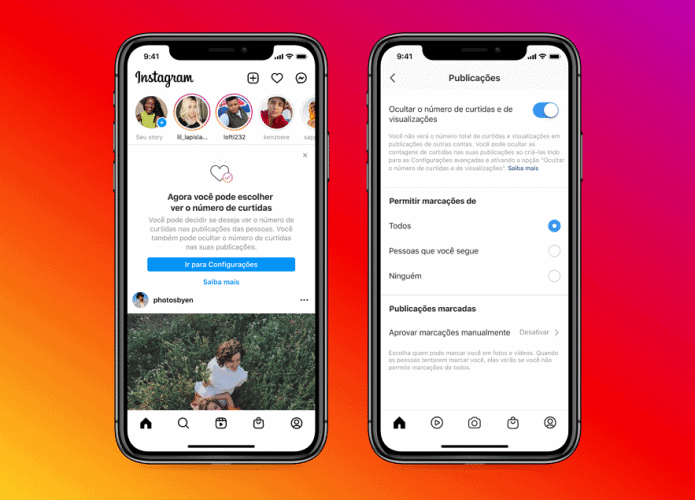 Novo recurso Instagram