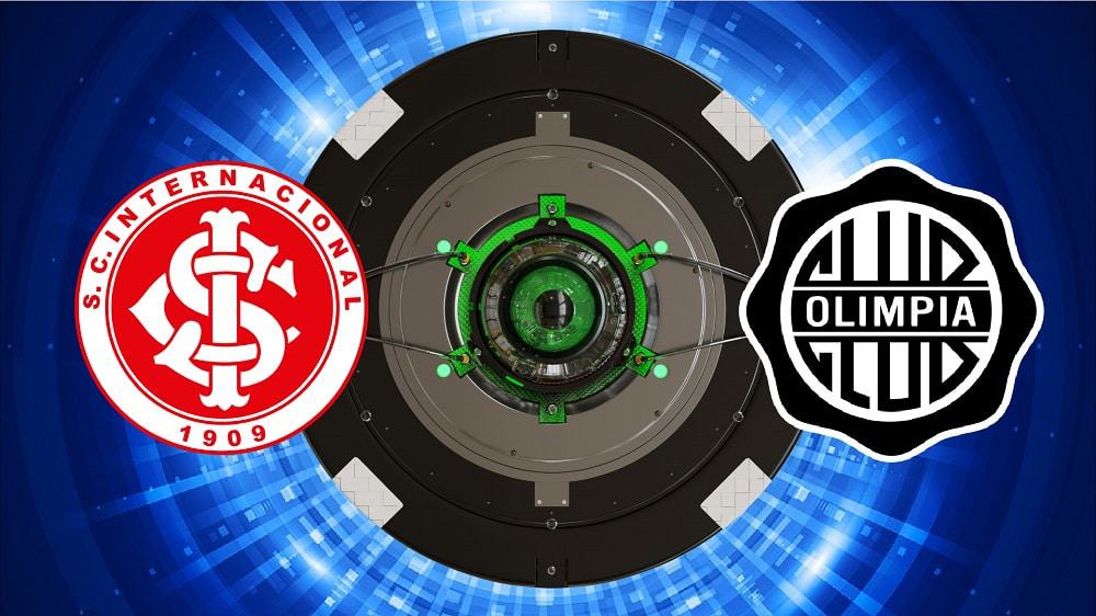 Escudos de Internacional x Olimpia