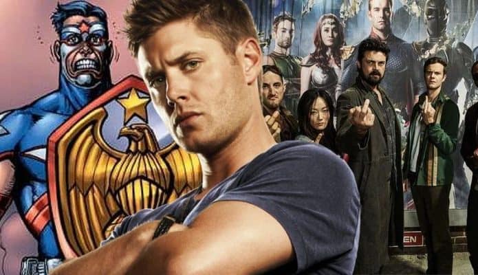 Jensen Ackles está barbudo para viver herói em The Boys; veja foto. Imagem: Montagem/Warner Bros/Amazon Prime/Divulgação