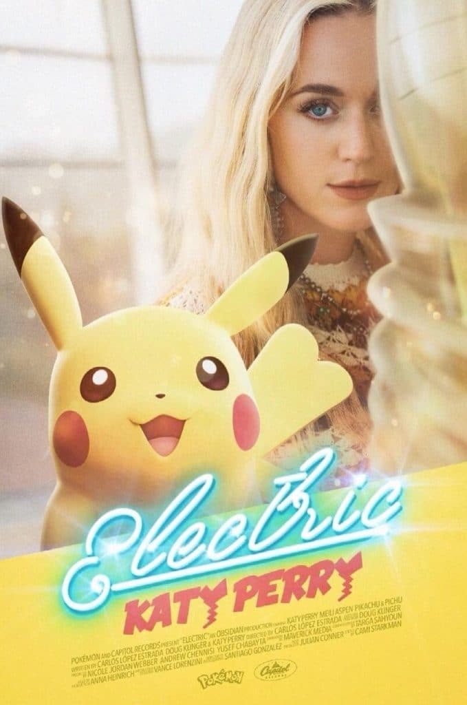 Katy Perry e Pikachu em teaser de música dedicada aos 25 anos de Pokémon