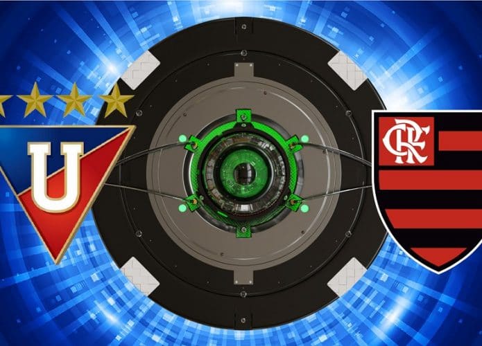 Escudos de LDU x Flamengo