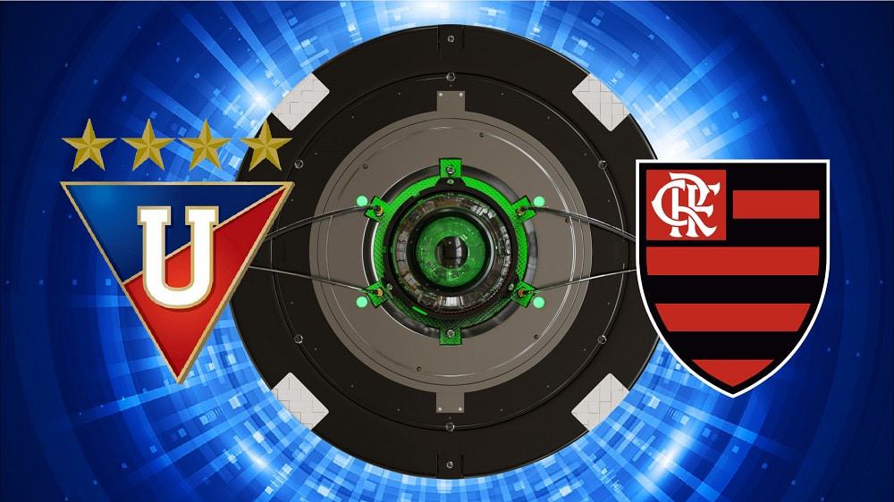 Escudos de LDU x Flamengo