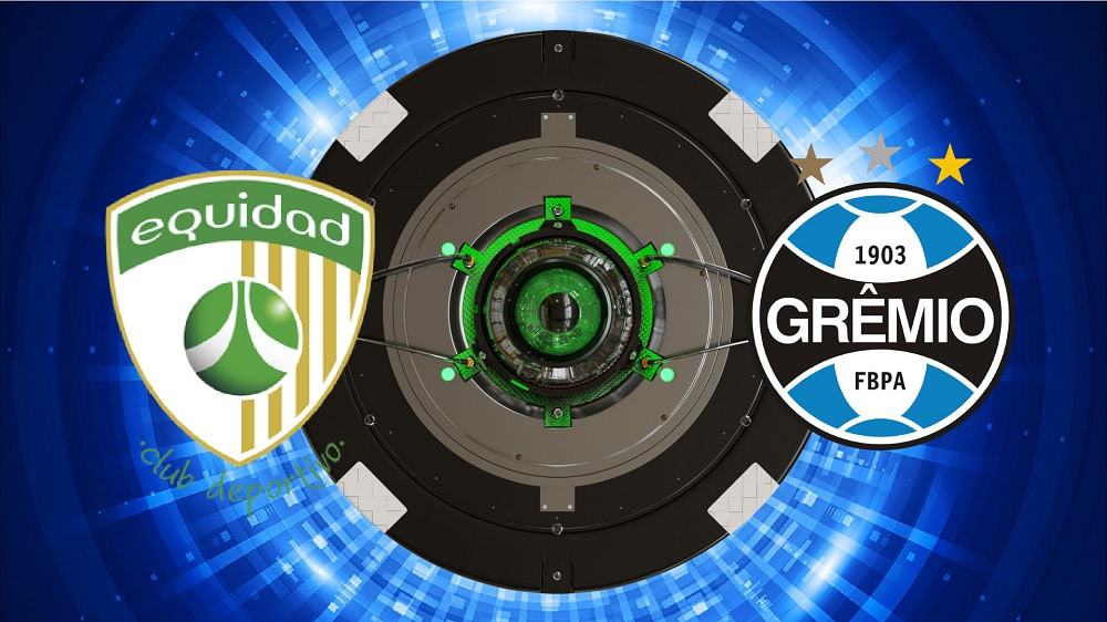 Escudos de La Equidad-COL e Grêmio