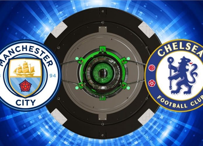 Escudos de Manchester City x Chelsea