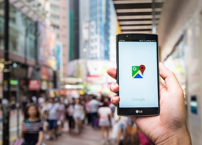 Google Maps. Imagem? Shutterstock