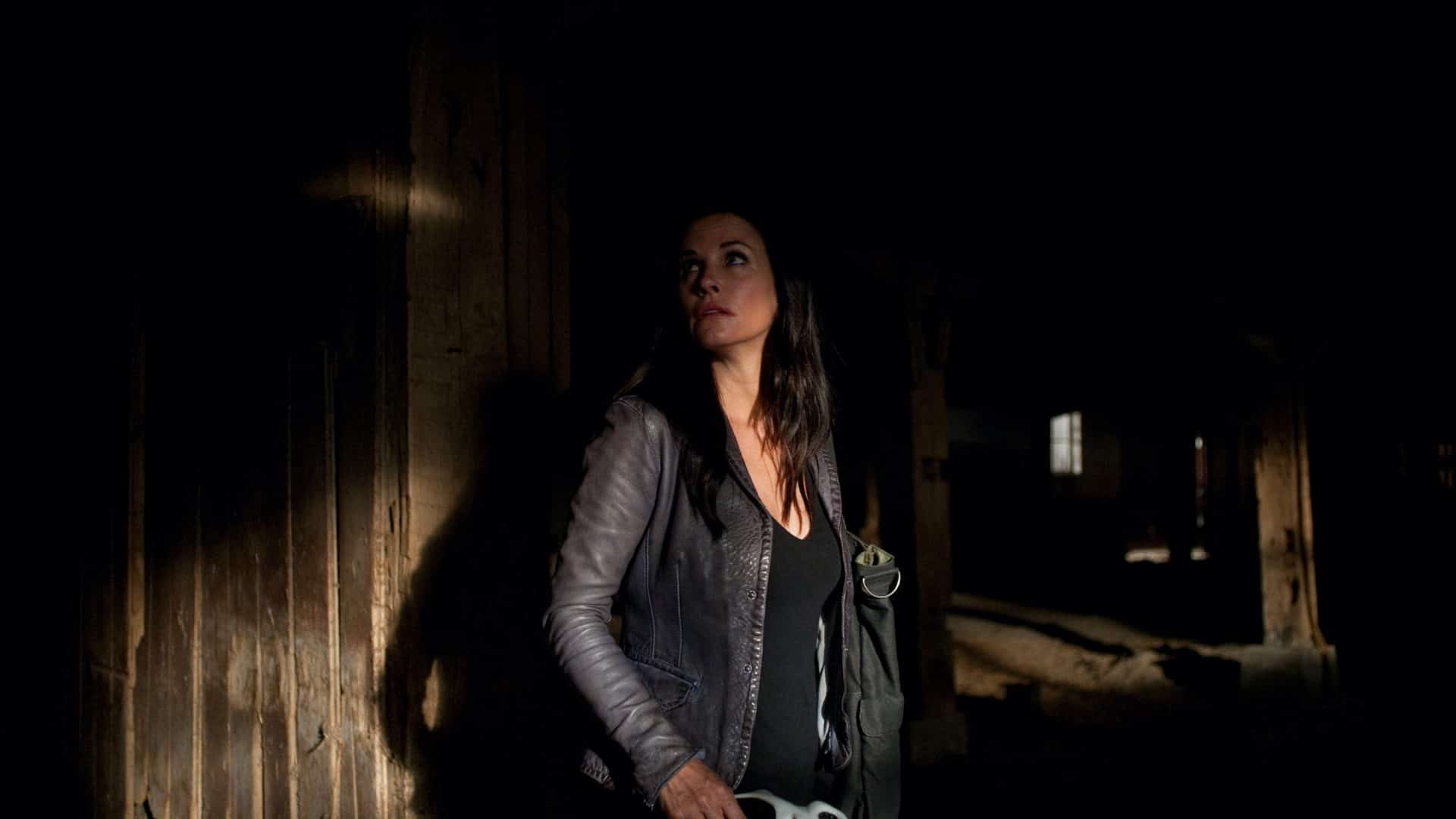 Courteney Cox em cena de Pânico 4 (2011)