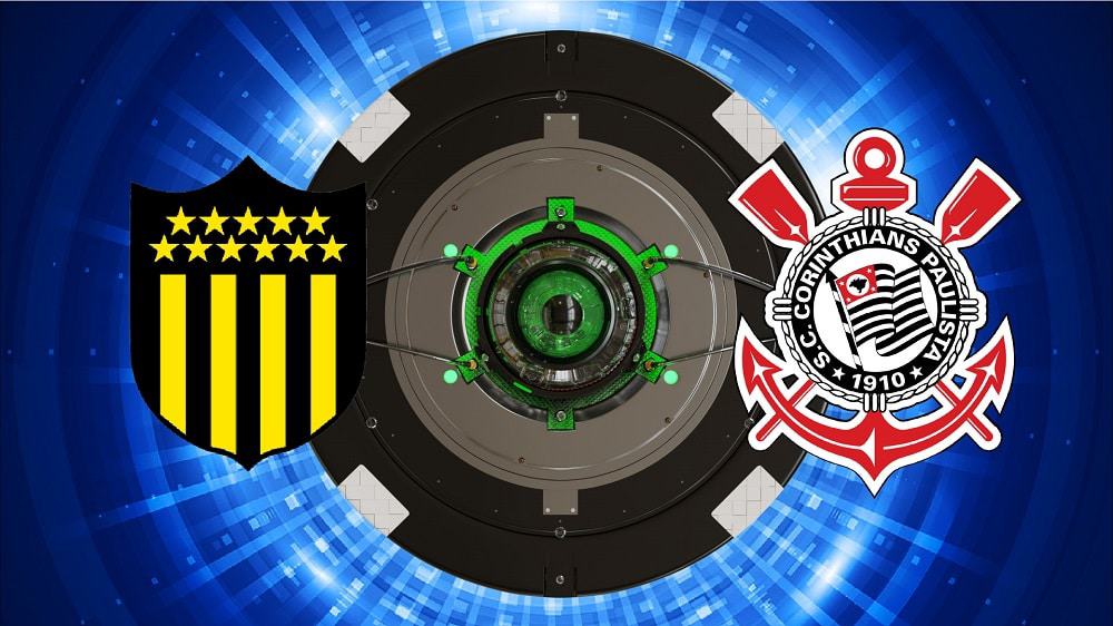 Escudos de Peñarol x Corinthians