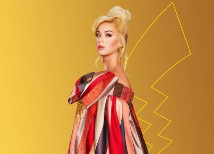 Katy Perry em imagem promocional para lançamento da faixa Eletric