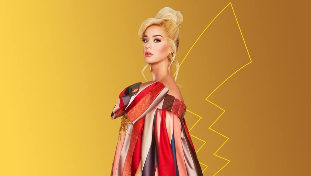 Katy Perry em imagem promocional para lançamento da faixa Eletric