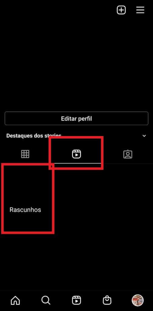 Print do Instagram
