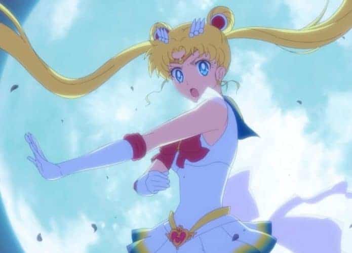 Personagem Serena em cena do filme Pretty Guardian Sailor Moon Eternal: O Filme, que estreia em junho na Netflix. Imagem: Divulgação