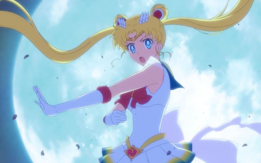 Personagem Serena em cena do filme Pretty Guardian Sailor Moon Eternal: O Filme, que estreia em junho na Netflix. Imagem: Divulgação
