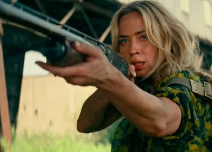 Emily Blunt empunha arma em imagem promocional de Um Lugar Silencioso: Parte 2