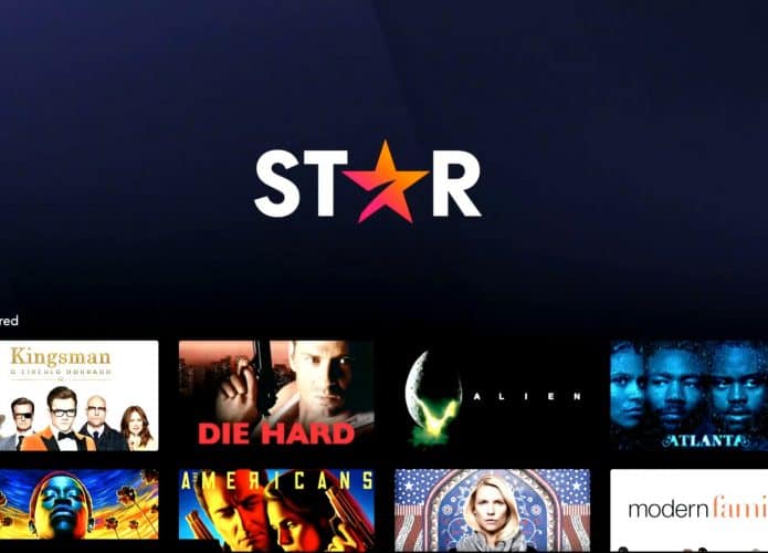 Tela inicial do Star+, novo serviço de streaming da Disney. Imagem: Reprodução