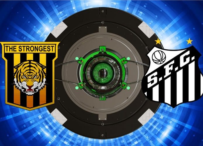 Escudos de The Strongest x Santos