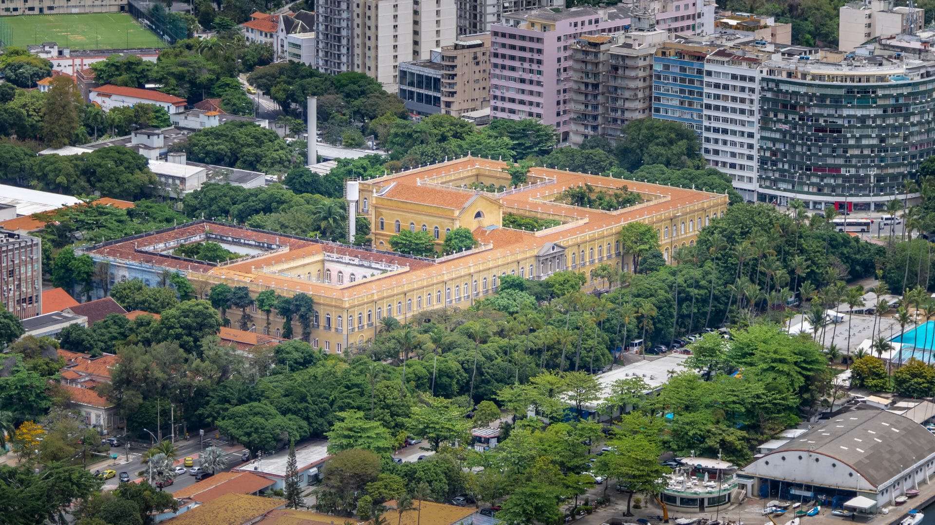Campus da UFRJ em Botafogo, no Rio de Janeiro