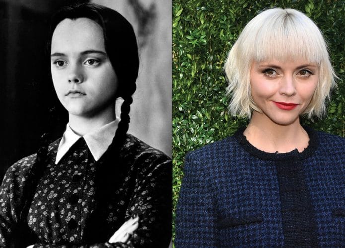 Christina Ricci é a favorita para interpretar Morticia em reboot de 'A Família Addams'. Imagem: Montagem
