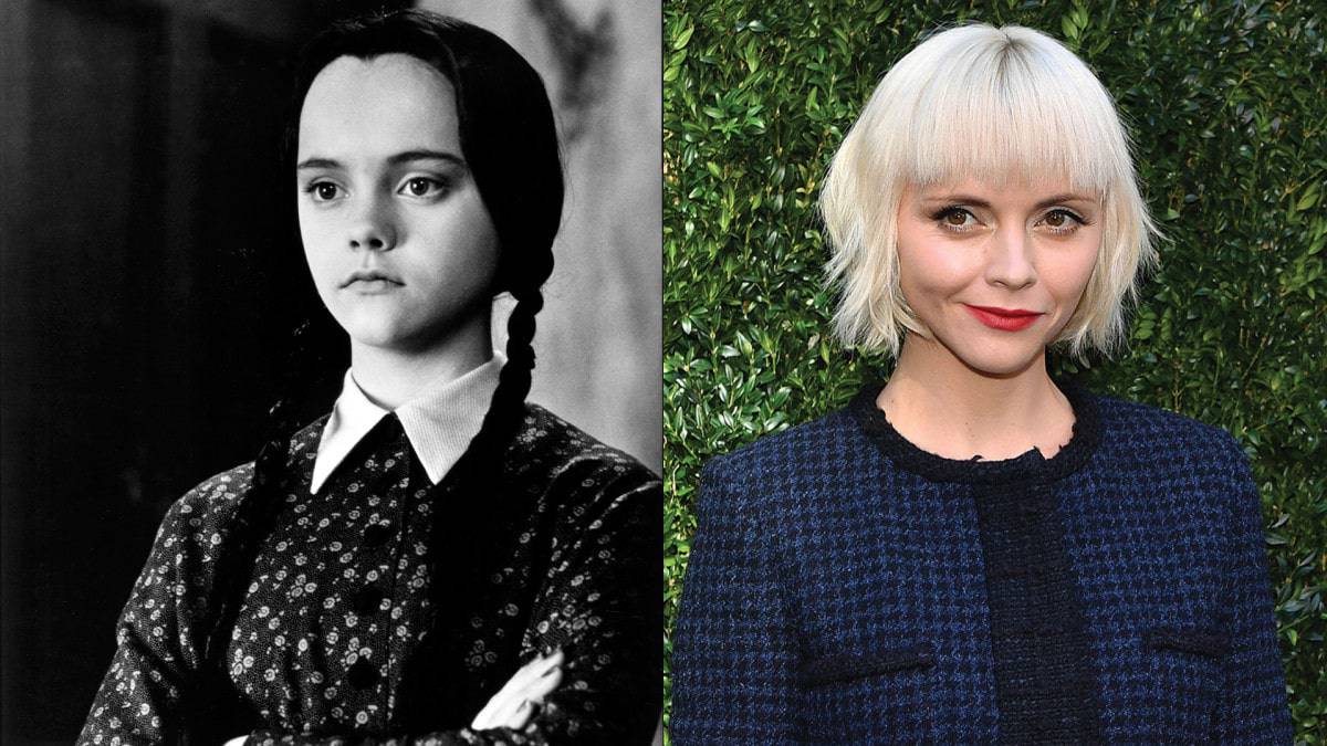 Christina Ricci é a favorita para interpretar Morticia em reboot de 'A Família Addams'. Imagem: Montagem