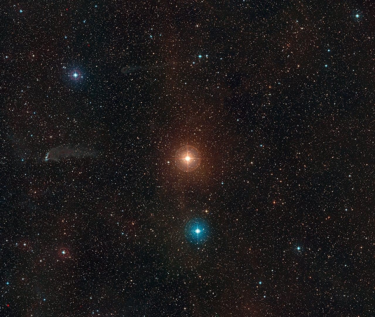 A nova estrela SPLUS J210428-004934 é semelhante a gigante vermelha L2 Puppis