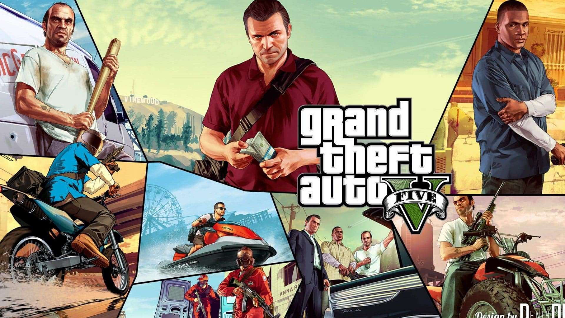 GTA V ganha data de lançamento no PS5 e Xbox Series X/S. Imagem: Rockstar/Divulgação