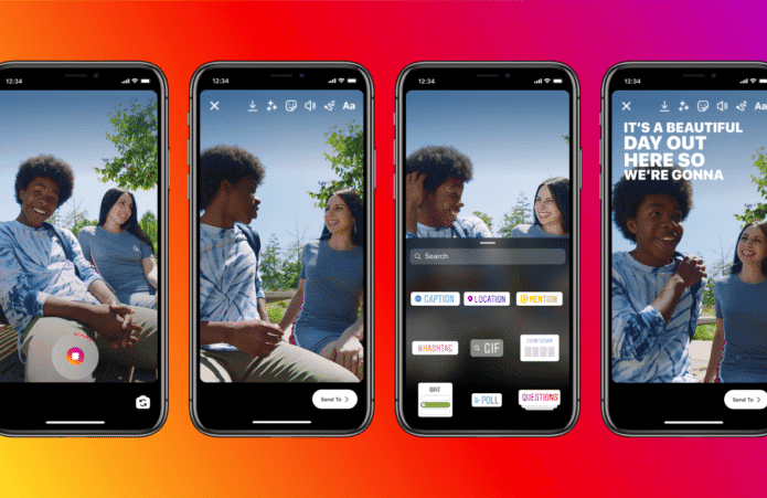 Instagram permite legenda em stories a partir de figurinhas