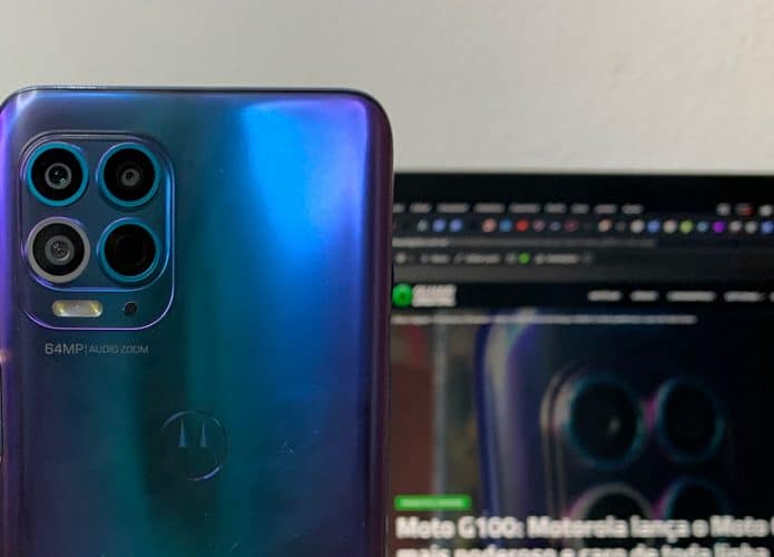 Moto G100 (Imagem: Wellington Arruda/Olhar Digital)